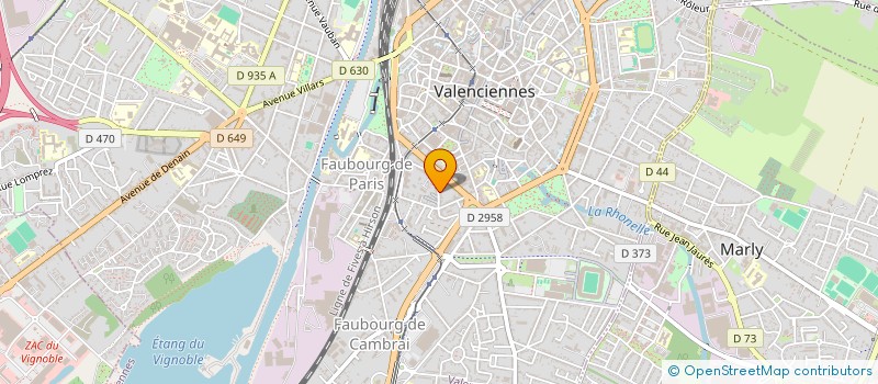 localisation de l'entreprise MADAME HELENE SLAWINSKI à VALENCIENNES