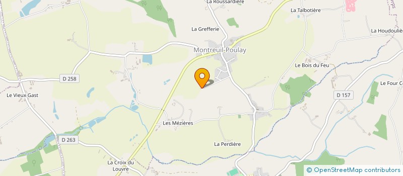 localisation de l'entreprise MADAME HELENE SOARES  MONTREUIL-POULAY