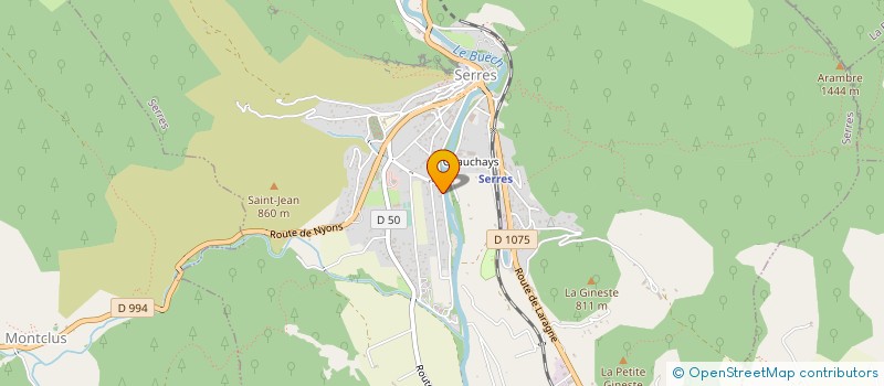 localisation de l'entreprise MADAME HELENE SOHIER  SERRES