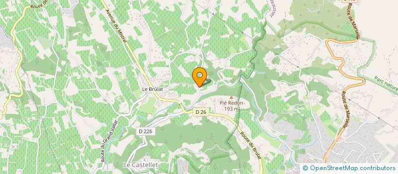 localisation de l'entreprise MADAME HELENE SOLER à LE CASTELLET