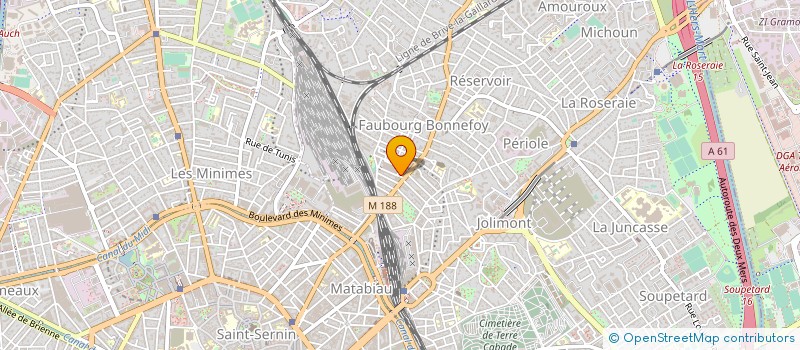 localisation de l'entreprise MADAME HELENE SONIER à TOULOUSE