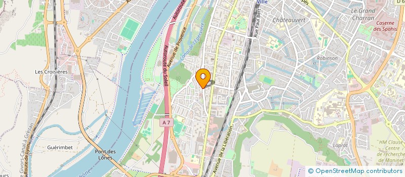 localisation de l'entreprise MADAME HELENE SOPHIE AGATHE MARGARON  VALENCE