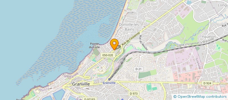 localisation de l'entreprise MADAME HELENE-SOPHIE MARTIN  GRANVILLE