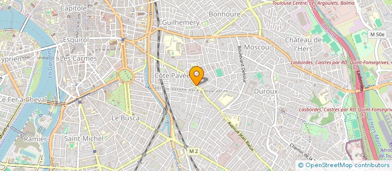 localisation de l'entreprise MADAME HELENE SORBA à TOULOUSE