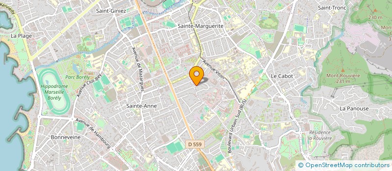 localisation de l'entreprise MADAME HELENE SOUBEYRAND à MARSEILLE