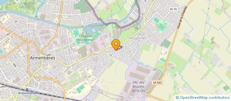 localisation de l'entreprise MADAME HELENE SOUBEYRAND  HOUPLINES