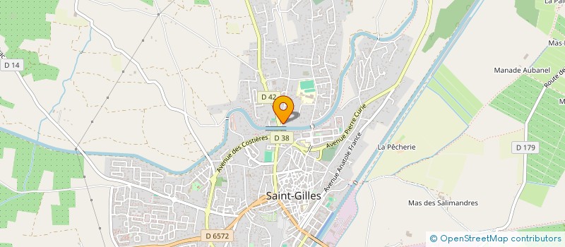 localisation de l'entreprise MADAME HELENE SOUBEYROUX à SAINT-GILLES