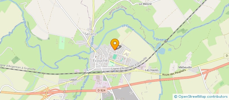 localisation de l'entreprise MADAME HELENE SOUCHARD à MONTS-SUR-ORNE