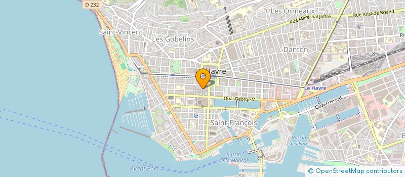 localisation de l'entreprise MADAME HELENE SOUILLARD à LE HAVRE