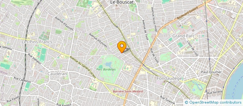 localisation de l'entreprise MADAME HELENE SOULIER à LE BOUSCAT