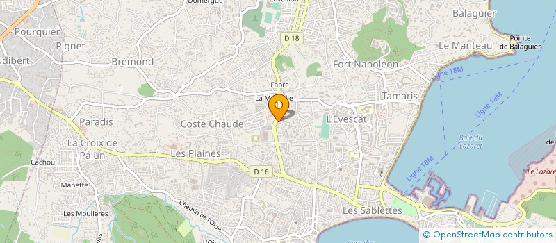 localisation de l'entreprise MADAME HELENE SPANOUDIS à LA SEYNE-SUR-MER