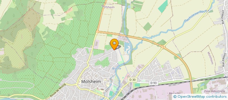 localisation de l'entreprise MADAME HELENE SPEHNER à MOLSHEIM