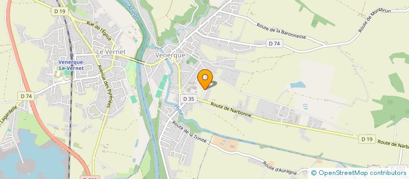 localisation de l'entreprise MADAME HELENE STEPHAN à VENERQUE