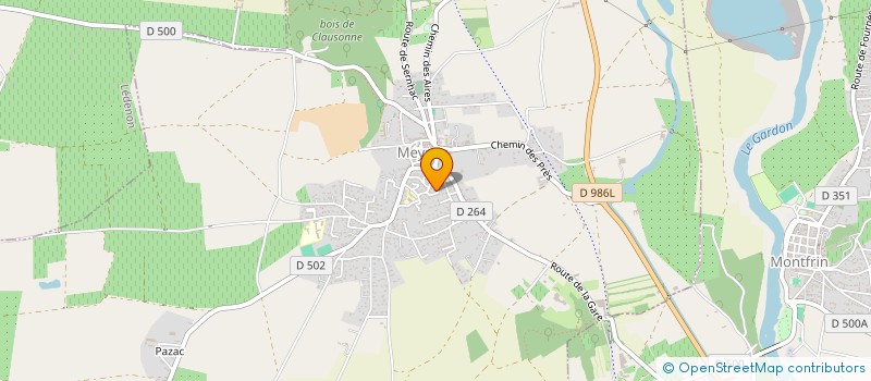 localisation de l'entreprise MADAME HELENE SUAU  MEYNES