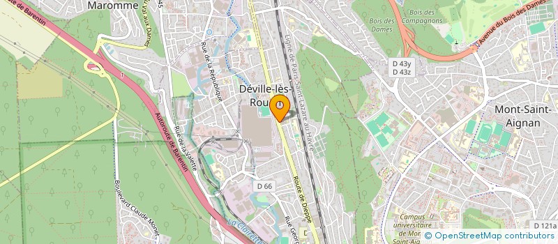 localisation de l'entreprise MADAME HELENE SUN  DEVILLE-LES-ROUEN