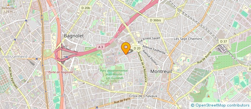 localisation de l'entreprise MADAME HELENE SUZZONI à MONTREUIL