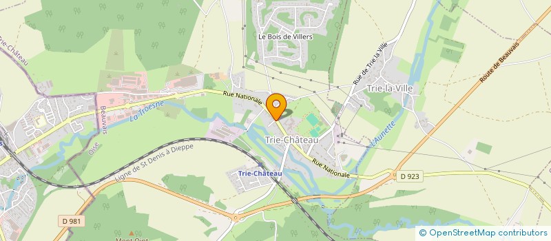 localisation de l'entreprise MADAME HELENE SYLLA  TRIE-CHATEAU