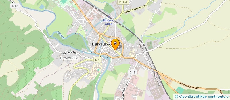 localisation de l'entreprise MADAME HELENE SZENKER à BAR-SUR-AUBE