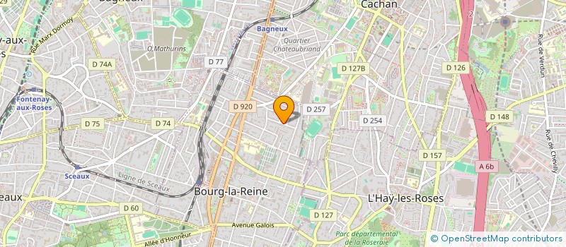 localisation de l'entreprise MADAME HELENE SZUMANSKI à BOURG-LA-REINE