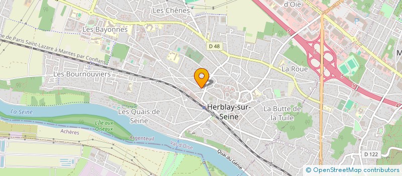 localisation de l'entreprise MADAME HELENE TA DINH  HERBLAY-SUR-SEINE