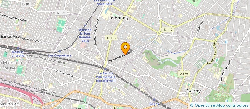 localisation de l'entreprise MADAME HELENE TAN à LE RAINCY