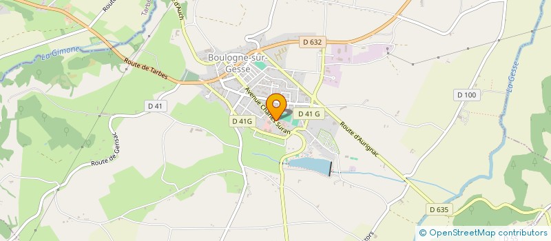 localisation de l'entreprise MADAME HELENE TARTAS  TARBES