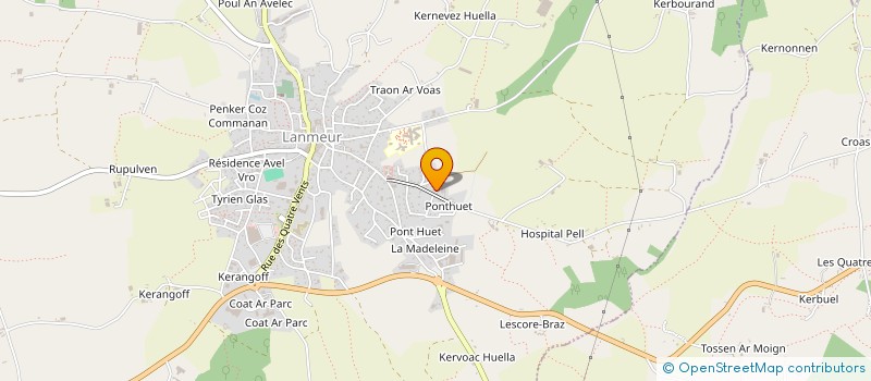 localisation de l'entreprise MADAME HELENE TASSEL  PLOUEGAT-GUERAND