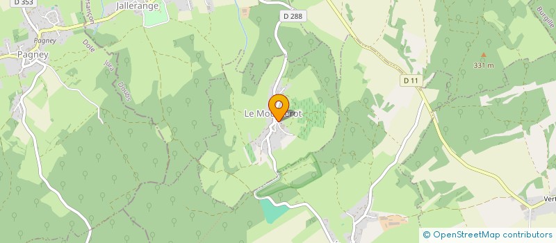 localisation de l'entreprise MADAME HELENE TATIBOUET  LE MOUTHEROT