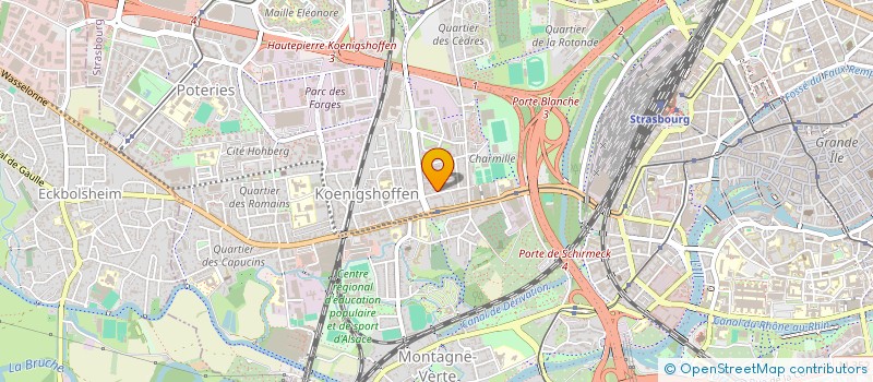 localisation de l'entreprise MADAME HELENE TAUVEL à STRASBOURG