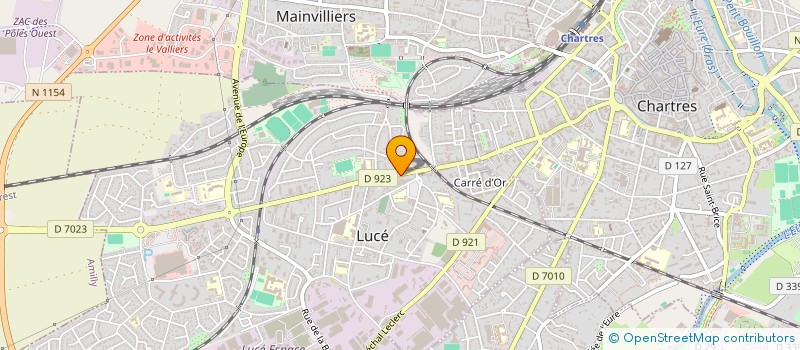 localisation de l'entreprise MADAME HELENE TEIXEIRA à LUCE