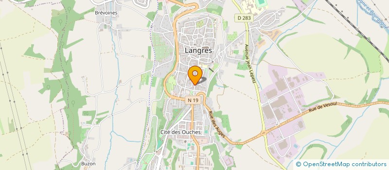 localisation de l'entreprise MADAME HELENE TEMUR à LANGRES