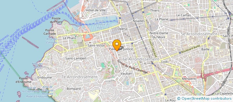 localisation de l'entreprise MADAME HELENE TEYSSERRE ORION  MARSEILLE