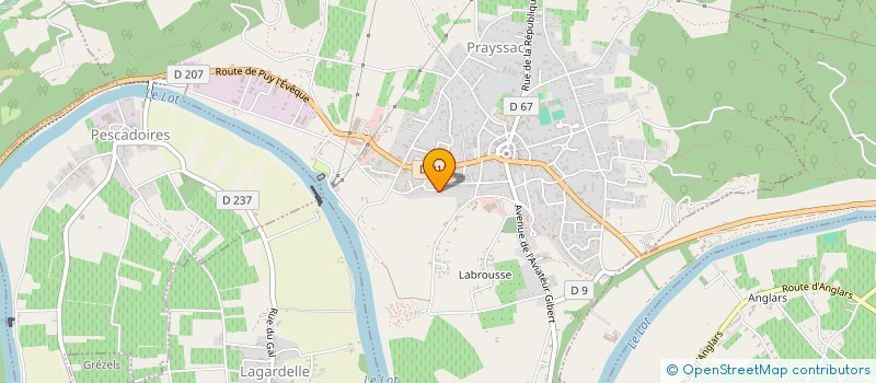 localisation de l'entreprise MADAME HELENE THEIL à PRAYSSAC