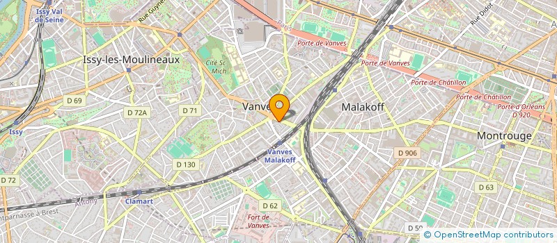 localisation de l'entreprise MADAME HELENE THERESE ELISA SIMON  VANVES