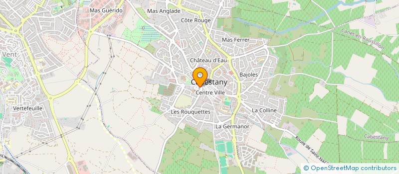 localisation de l'entreprise MADAME HELENE THERRODE  CABESTANY