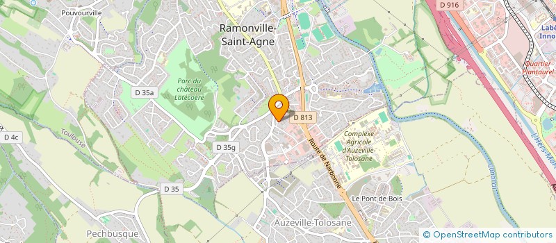 localisation de l'entreprise MADAME HELENE THEVENIN à RAMONVILLE-SAINT-AGNE