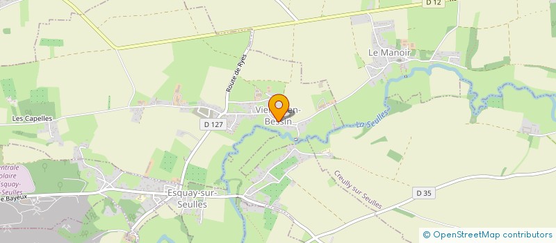 localisation de l'entreprise MADAME HELENE THIERRY à VIENNE-EN-BESSIN