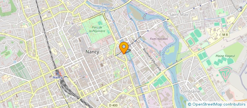 localisation de l'entreprise MADAME HELENE THOMAS  NANCY