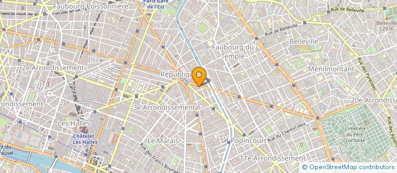 localisation de l'entreprise MADAME HELENE THOMAS  PARIS