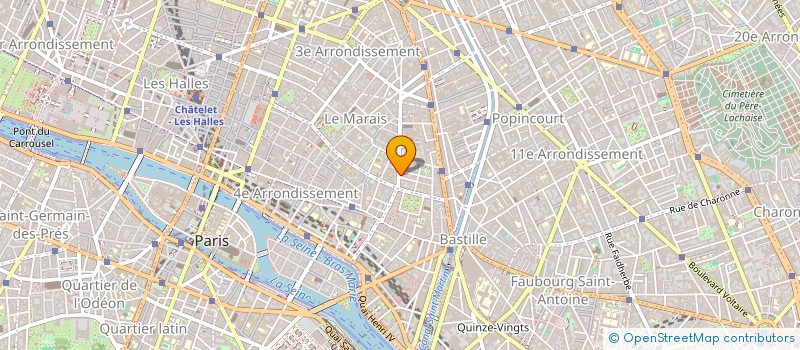 localisation de l'entreprise MADAME HELENE THOMAS DUMENIL  PARIS