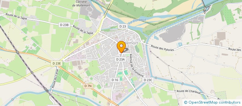 localisation de l'entreprise MADAME HELENE THOREAU à MALLEMORT