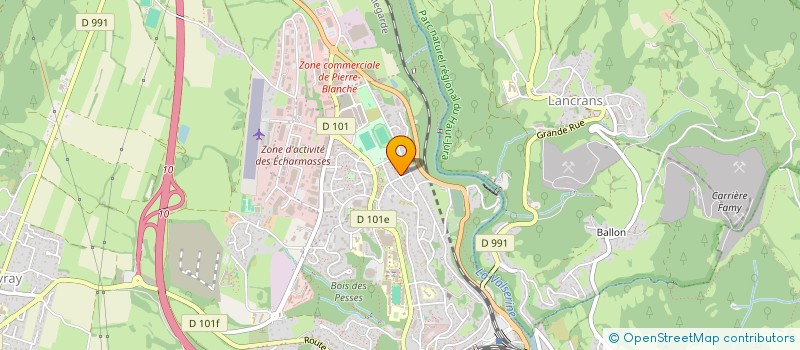 localisation de l'entreprise MADAME HELENE TOPNOT à VALSERHONE