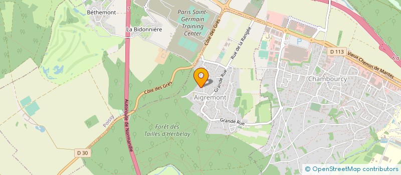 localisation de l'entreprise MADAME HELENE TOULY  AIGREMONT