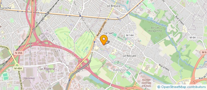 localisation de l'entreprise MADAME HELENE TRACHEZ à VILLENEUVE-D'ASCQ