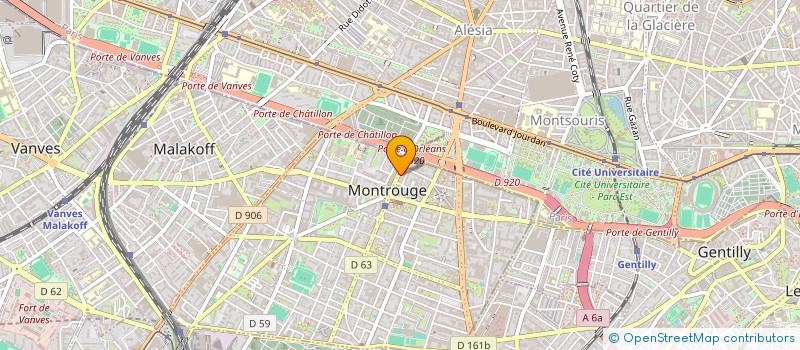 localisation de l'entreprise MADAME HELENE TRAN  MONTROUGE
