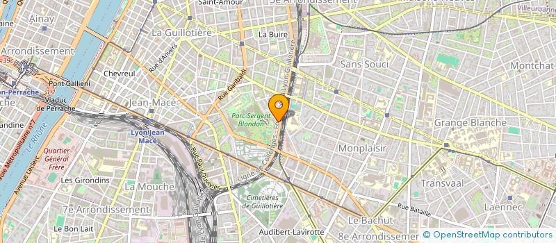 localisation de l'entreprise MADAME HELENE TRAN  LYON