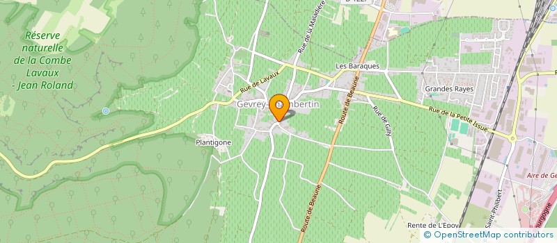 localisation de l'entreprise MADAME HELENE TRAPET à GEVREY-CHAMBERTIN