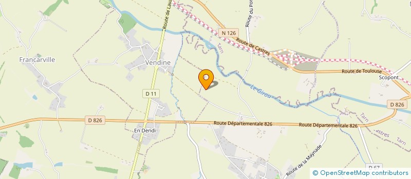 localisation de l'entreprise MADAME HELENE TRETIAKOW  LOUBENS LAURAGAIS