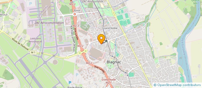 localisation de l'entreprise MADAME HELENE TRIBUT à BLAGNAC