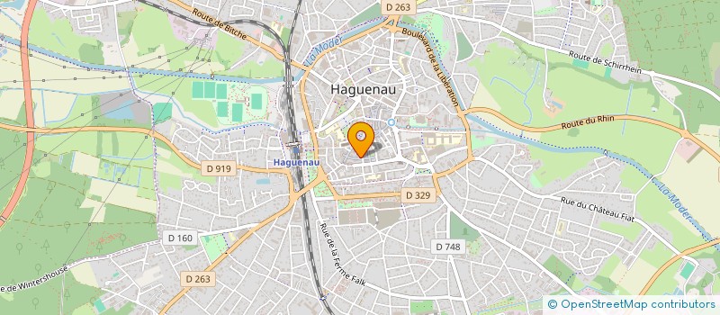 localisation de l'entreprise MADAME HELENE TROST  HAGUENAU